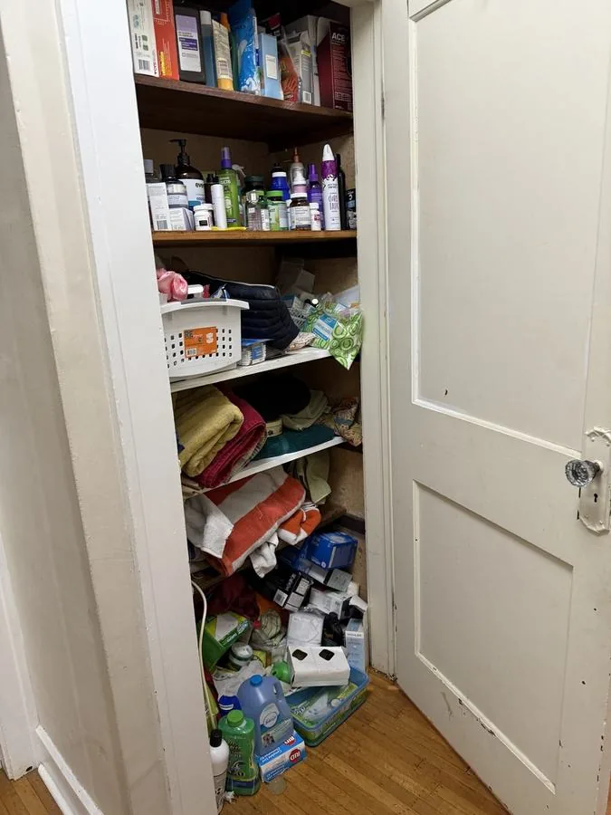Closet Overhaul before