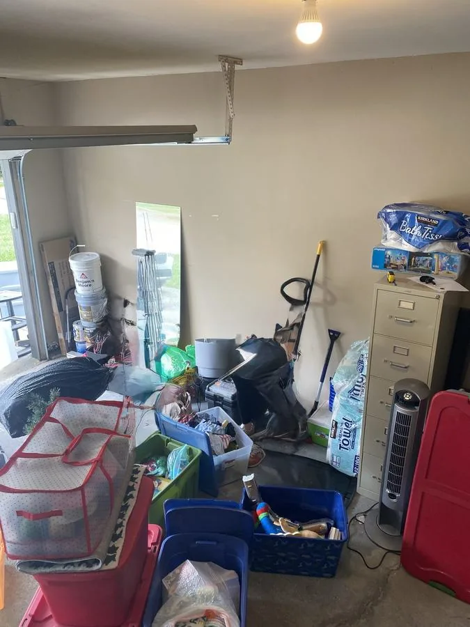 Garage before Wendy's help