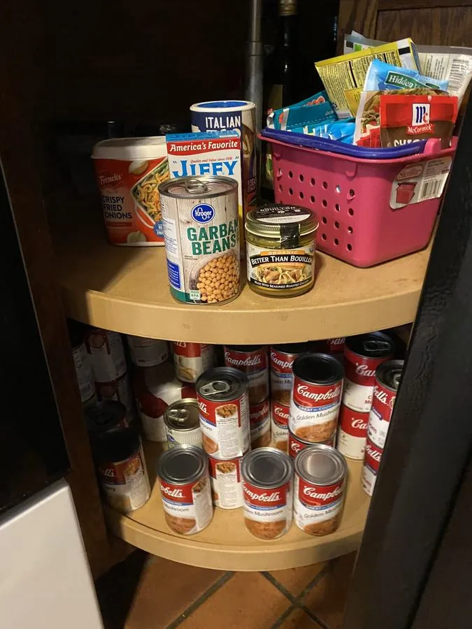 Cabinet Tidying after